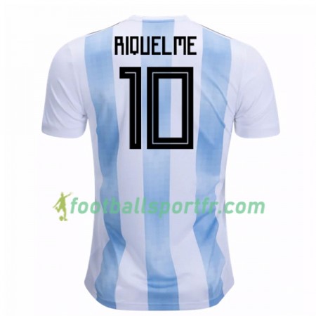 Tenue Argentine Riquelme 10 Domicile Coupe du monde 2018 Maillot de Foot